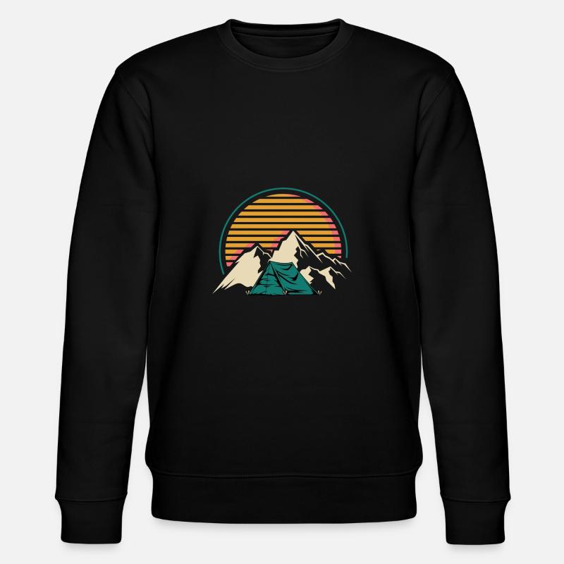 Rétro -Camper Motorhome Cadeau - Sweat bio CHANGER Stanley/Stella Unisexe - noir