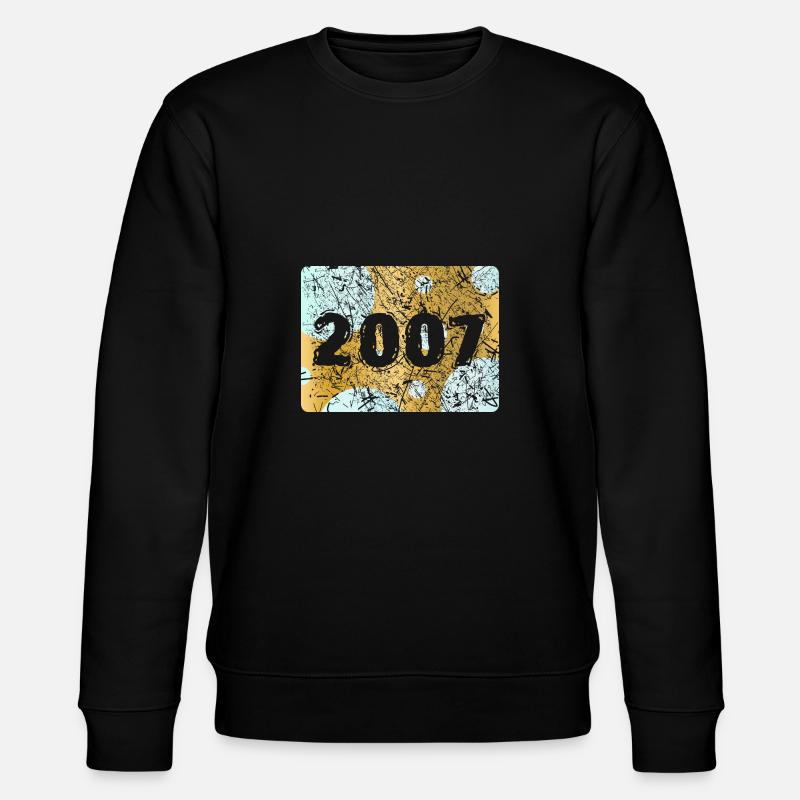 Zahl 2007 - Stanley/Stella Unisex Bio-Sweatshirt CHANGER  - Schwarz