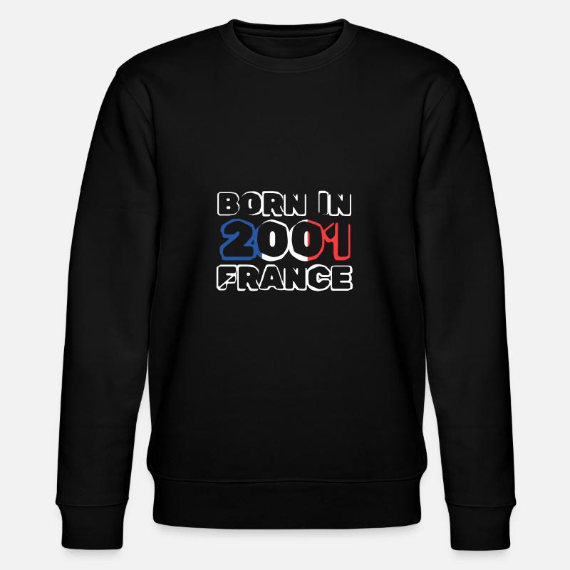 France 2001 - Sweat bio CHANGER Stanley/Stella Unisexe - noir