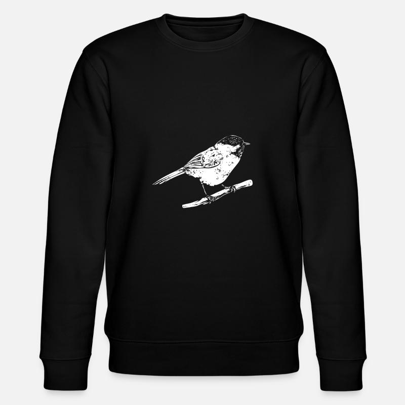 Observation des oiseaux mésanges - Sweat bio CHANGER Stanley/Stella Unisexe - noir