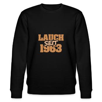 1963 - Stanley/Stella Unisex Bio-Sweatshirt CHANGER  - Schwarz - Vorne - Nik (191cm) & Marisol (170cm)
