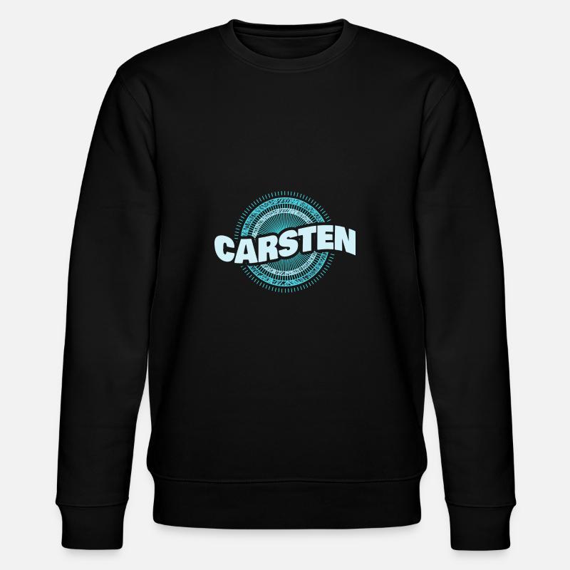 Carsten als Geschenkidee - Stanley/Stella Unisex Bio-Sweatshirt CHANGER  - Schwarz