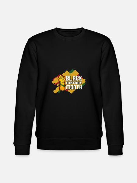 Black History Month Black History - Stanley/Stella CHANGER Unisex Organic Sweatshirt - black