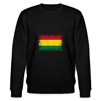 Bolivia - Stanley/Stella CHANGER Unisex Organic Sweatshirt - black - Front - Nik (191cm) & Marisol (170cm)