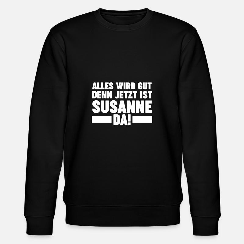 Susanne - Stanley/Stella Unisex Bio-Sweatshirt CHANGER  - Schwarz