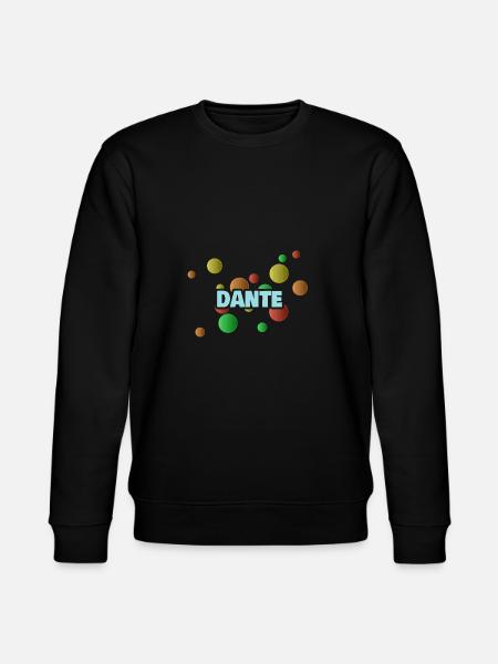 Gift First Name Dante - Stanley/Stella CHANGER Unisex Organic Sweatshirt - black