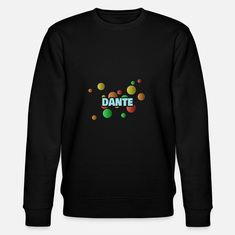 Gift First Name Dante - Stanley/Stella CHANGER Unisex Organic Sweatshirt - black