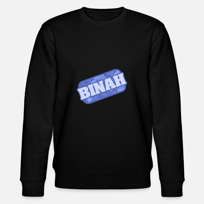 Gift for Binah - Stanley/Stella CHANGER Unisex Organic Sweatshirt - black