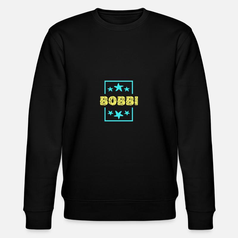 Gift for Bobbi - Stanley/Stella CHANGER Unisex Organic Sweatshirt - black