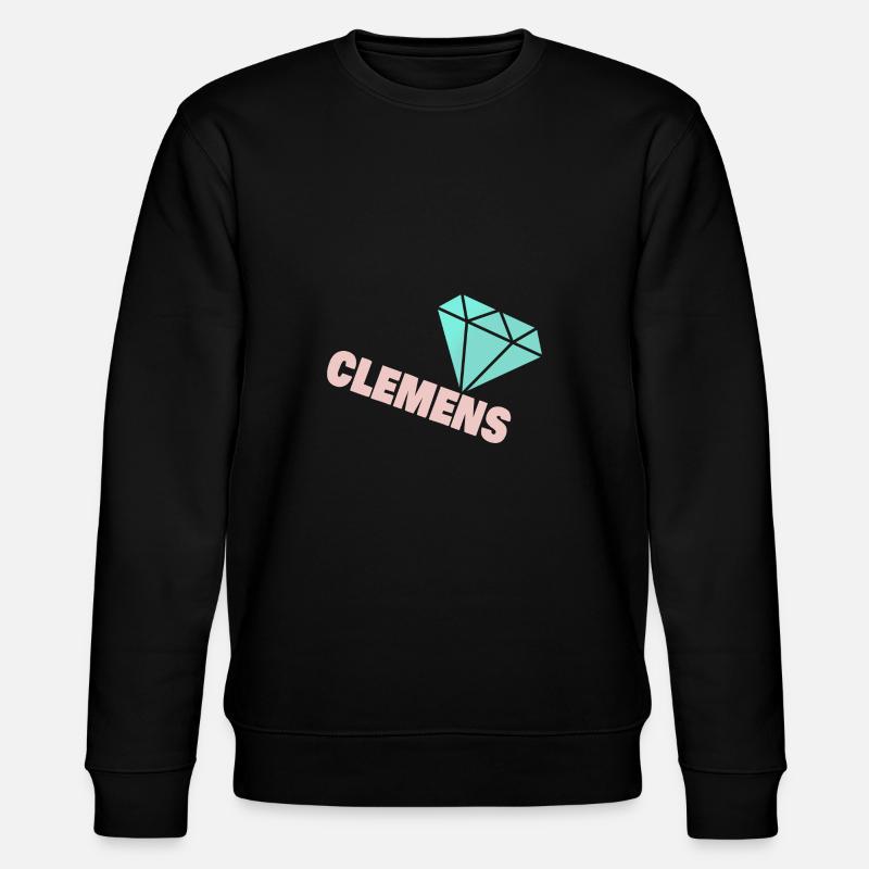Kostbar Clemens - Stanley/Stella Unisex Bio-Sweatshirt CHANGER  - Schwarz