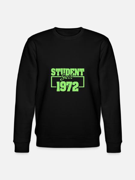Student 1972 - Stanley/Stella Unisex Bio-Sweatshirt CHANGER  - Schwarz
