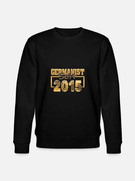 Germanist 2015 - Stanley/Stella Unisex Bio-Sweatshirt CHANGER - Schwarz