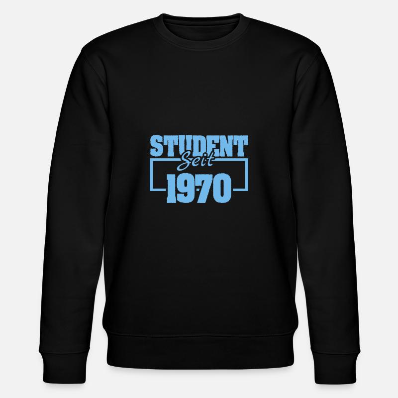 seit 1970 - Stanley/Stella Unisex Bio-Sweatshirt CHANGER  - Schwarz