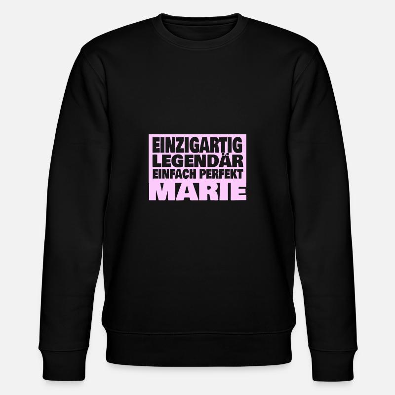 Marie - Stanley/Stella Unisex Bio-Sweatshirt CHANGER  - Schwarz