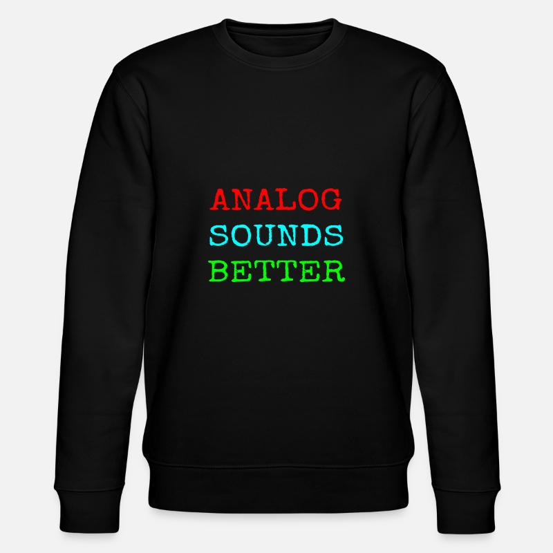Analog better design - Stanley/Stella Unisex Bio-Sweatshirt CHANGER  - Schwarz