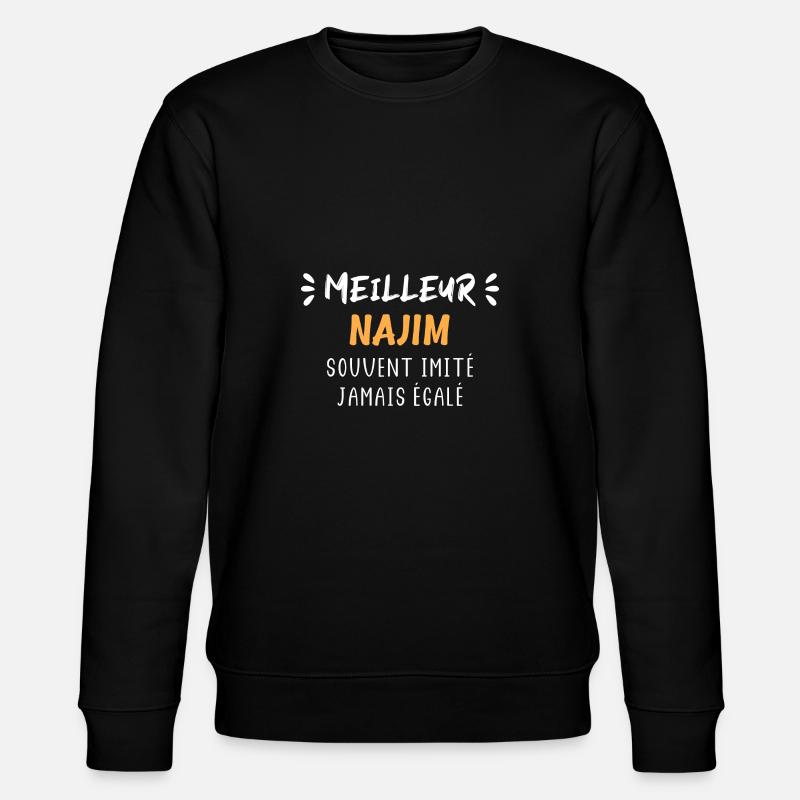 Meilleur NAJIM - Sweat bio CHANGER Stanley/Stella Unisexe - noir