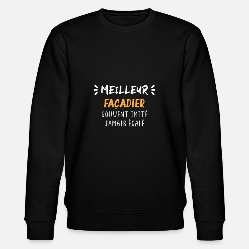 Meilleur façadier - Sweat bio CHANGER Stanley/Stella Unisexe - noir