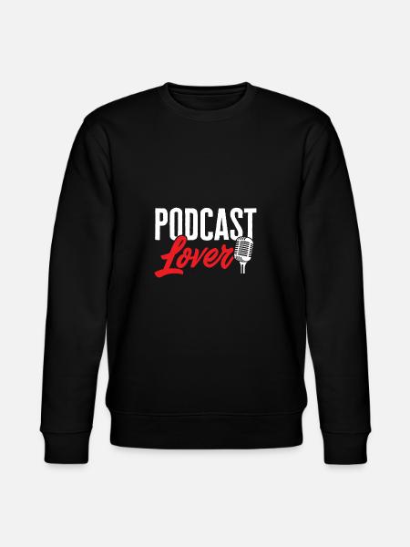 Podcaster Podcast - Stanley/Stella CHANGER Unisex Organic Sweatshirt - black