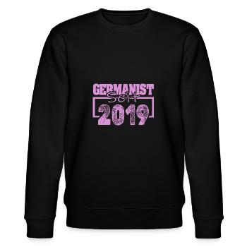 2019 - Stanley/Stella Unisex Bio-Sweatshirt CHANGER  - Schwarz - Vorne - Nik (191cm) & Marisol (170cm)