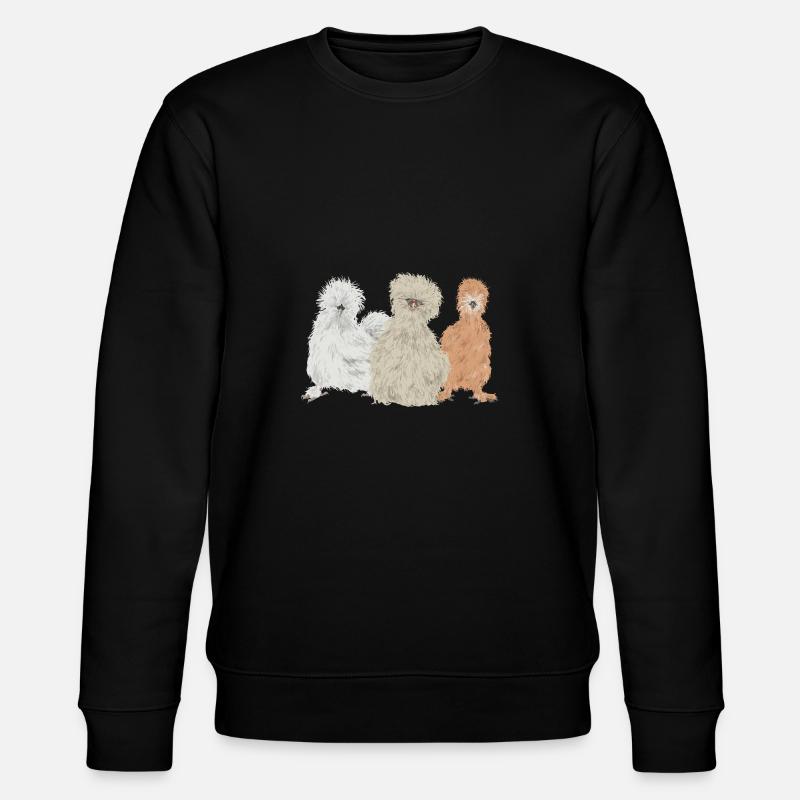 Seidenhuhn Poulet soyeux - Sweat bio CHANGER Stanley/Stella Unisexe - noir