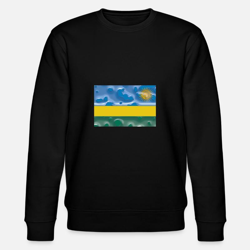 Ruanda - Stanley/Stella Unisex Bio-Sweatshirt CHANGER  - Schwarz