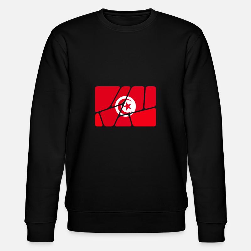 Tunesien - Stanley/Stella Unisex Bio-Sweatshirt CHANGER  - Schwarz