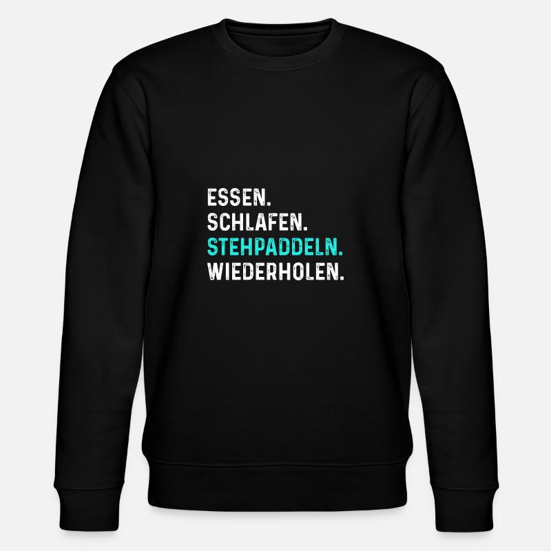 Stand Up Paddeling - Stanley/Stella Unisex Bio-Sweatshirt CHANGER  - Schwarz