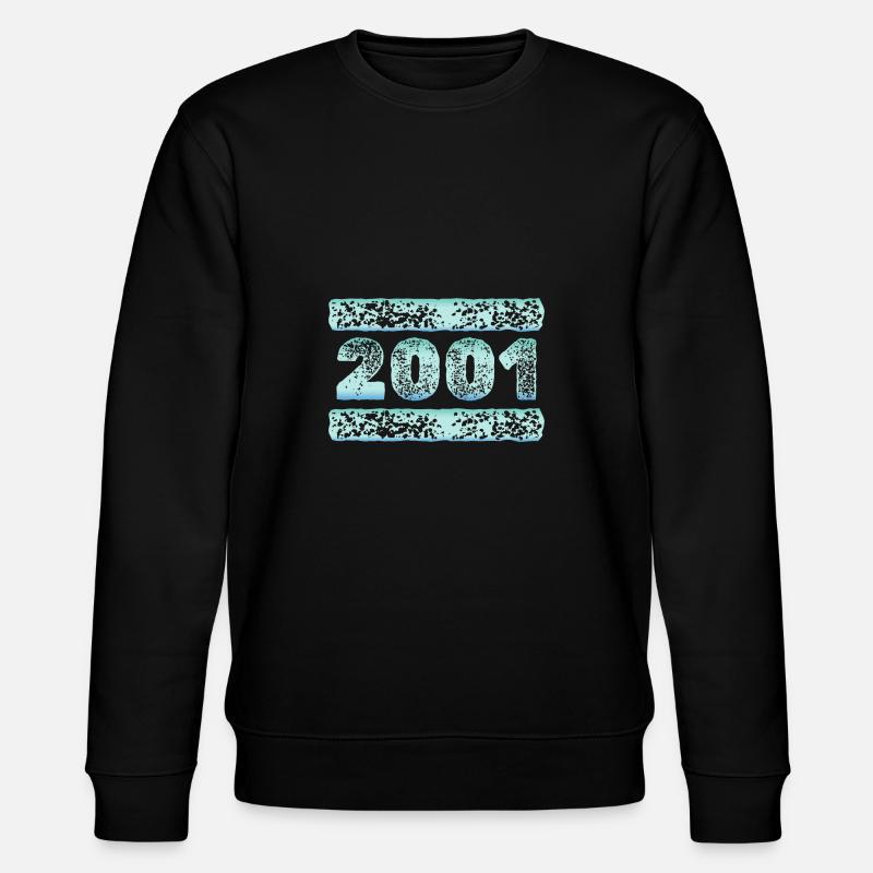 Jahr 2001 - Stanley/Stella Unisex Bio-Sweatshirt CHANGER  - Schwarz