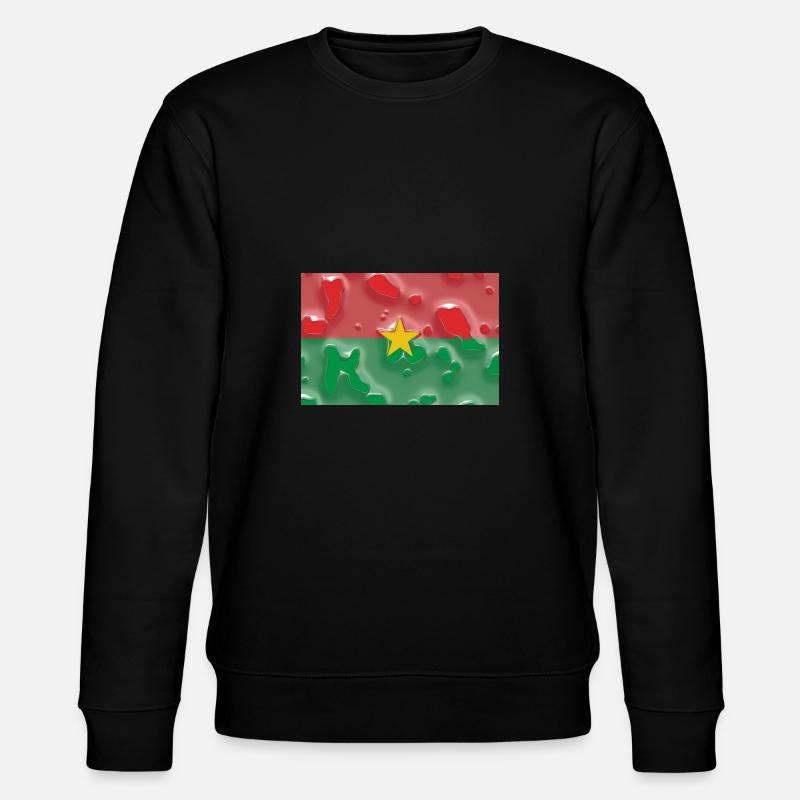 Afrika BurkinaFaso - Stanley/Stella Unisex Bio-Sweatshirt CHANGER  - Schwarz