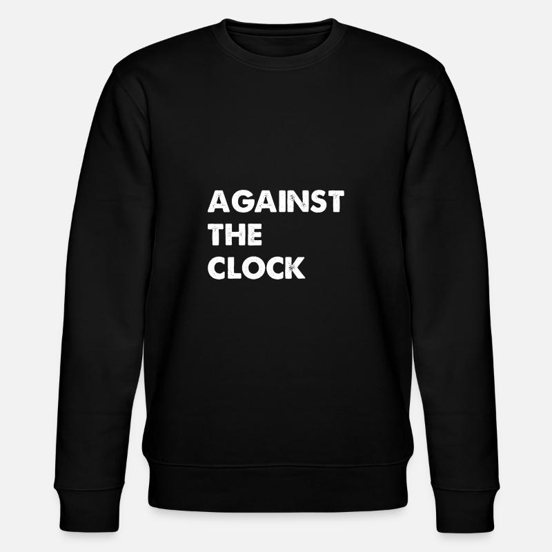 against the clock - Sweat bio CHANGER Stanley/Stella Unisexe - noir