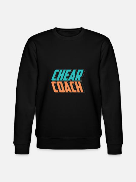 Cheering Coach Choreographer Gift - Stanley/Stella CHANGER Unisex Organic Sweatshirt - black