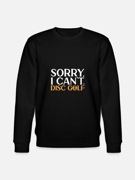 Discgolf Disc Golf Frisbee - Stanley/Stella CHANGER Unisex Organic Sweatshirt - black