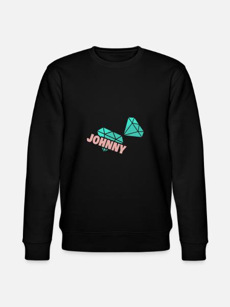 Papa Johnny - Stanley/Stella Unisex Bio-Sweatshirt CHANGER  - Schwarz