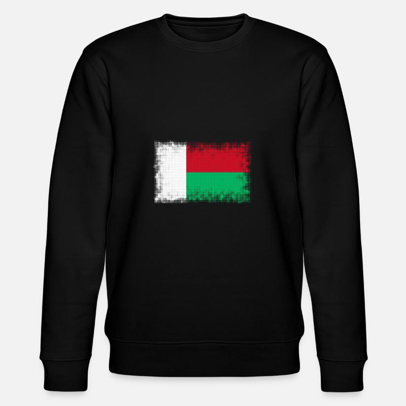 Drapeau de Madagascar - Sweat bio CHANGER Stanley/Stella Unisexe - noir
