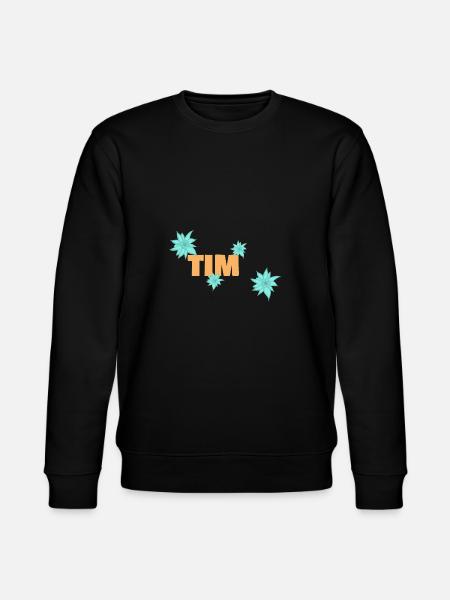 Edelweiß Tim - Stanley/Stella Unisex Bio-Sweatshirt CHANGER  - Schwarz