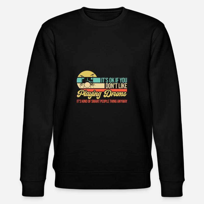 Schlagzeuger Schlagzeug Batteur - Sweat bio CHANGER Stanley/Stella Unisexe - noir