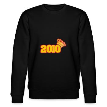 Born in 2010 - Stanley/Stella CHANGER Unisex Organic Sweatshirt - black - Front - Nik (191cm) & Marisol (170cm)