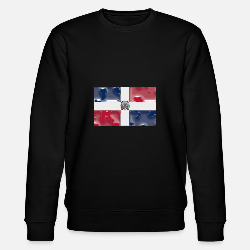 DomRep DominikanischeRepublik - Stanley/Stella Unisex Bio-Sweatshirt CHANGER  - Schwarz