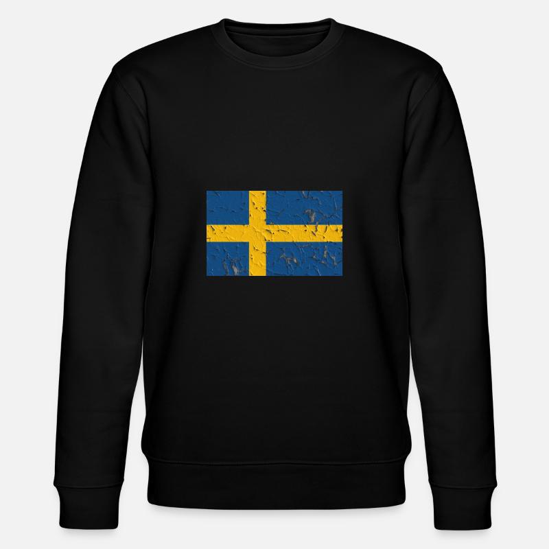 Schweden - Stanley/Stella Unisex Bio-Sweatshirt CHANGER  - Schwarz