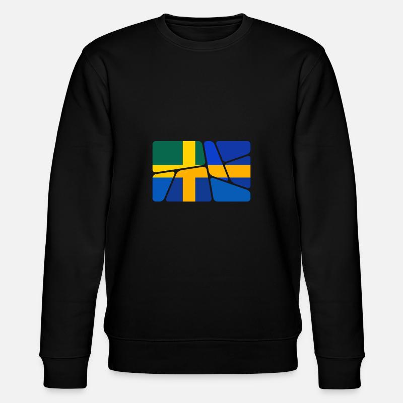 La Suède comme drapeau - Sweat bio CHANGER Stanley/Stella Unisexe - noir