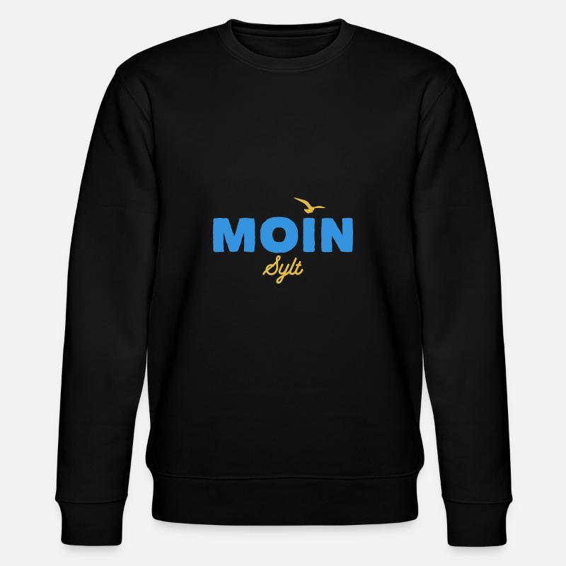 Nordsee Moin Sylt - Stanley/Stella Unisex Bio-Sweatshirt CHANGER  - Schwarz
