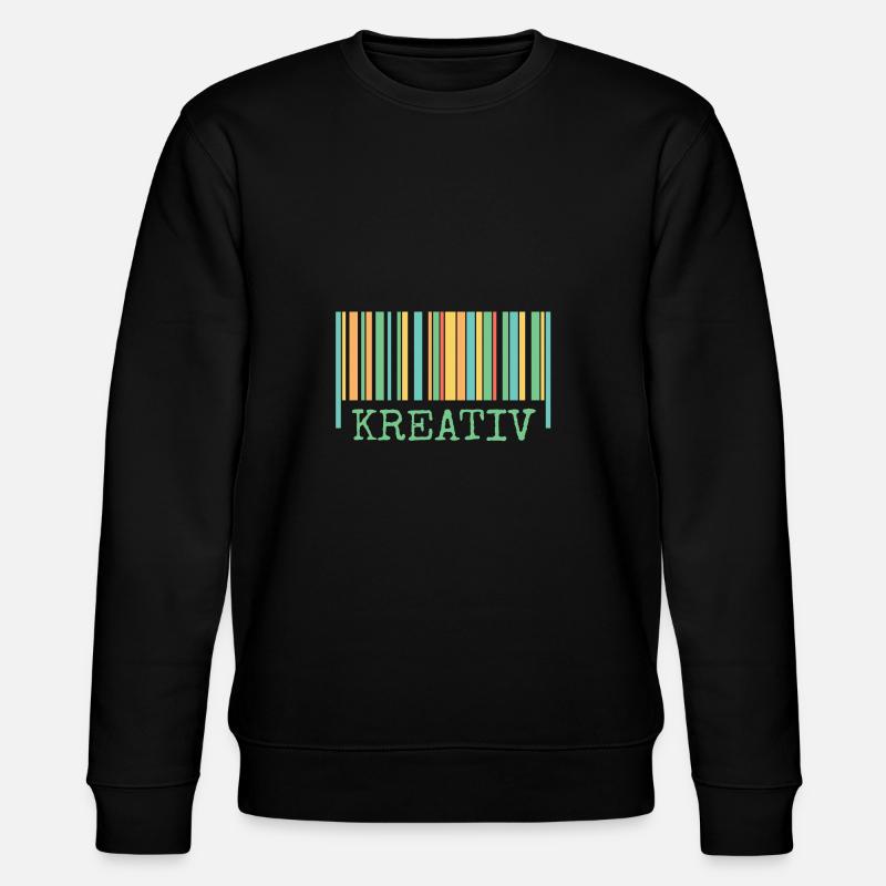 Barcode Creative Creativity - Stanley/Stella CHANGER Unisex Organic Sweatshirt - black