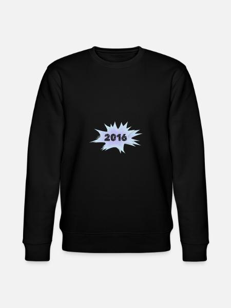 Speech bubble 2016 - Stanley/Stella CHANGER Unisex Organic Sweatshirt - black