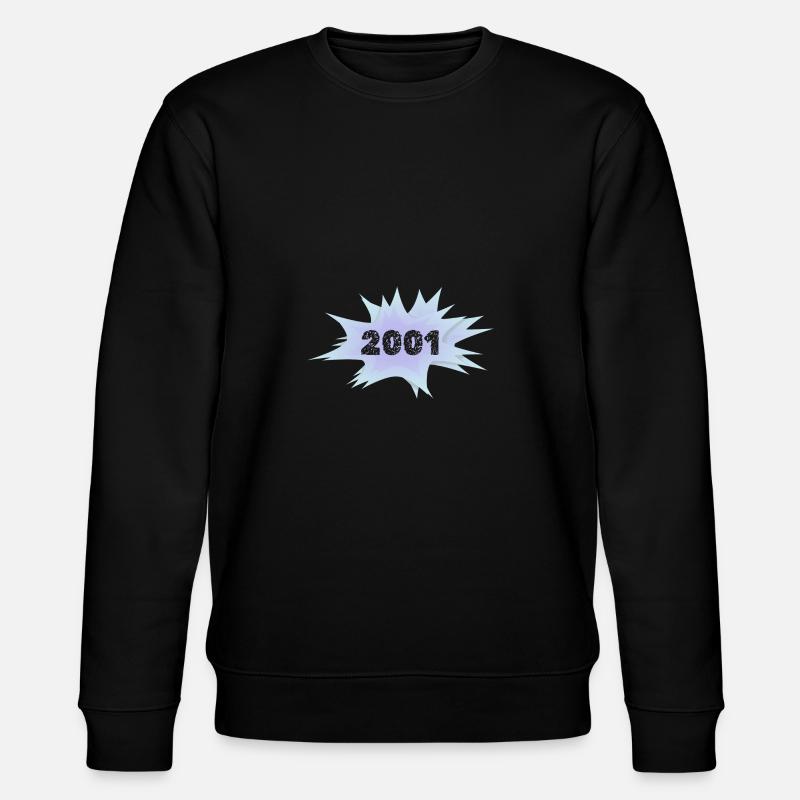 Speech bubble 2001 - Stanley/Stella CHANGER Unisex Organic Sweatshirt - black