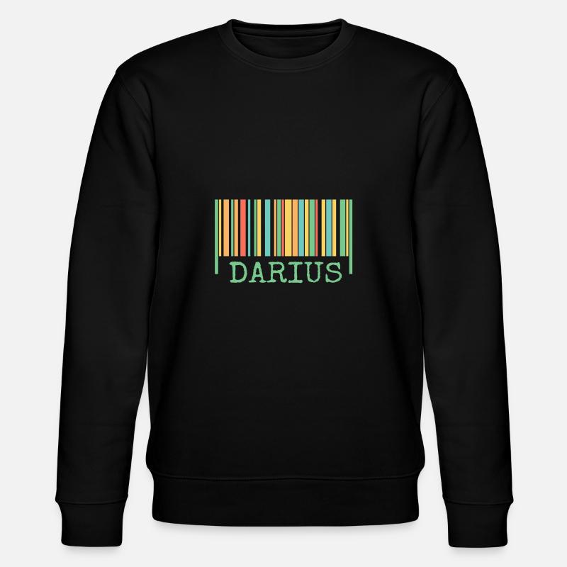 Name darius - Stanley/Stella Unisex Bio-Sweatshirt CHANGER  - Schwarz