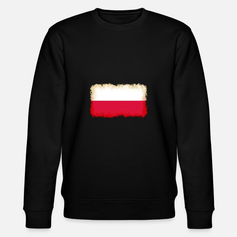 Poland as Poland - Stanley/Stella CHANGER Unisex Organic Sweatshirt - black