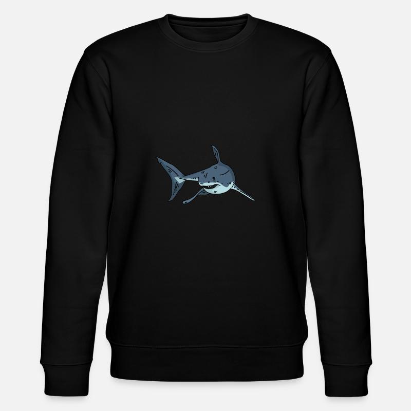 Hai Haifisch - Stanley/Stella Unisex Bio-Sweatshirt CHANGER  - Schwarz