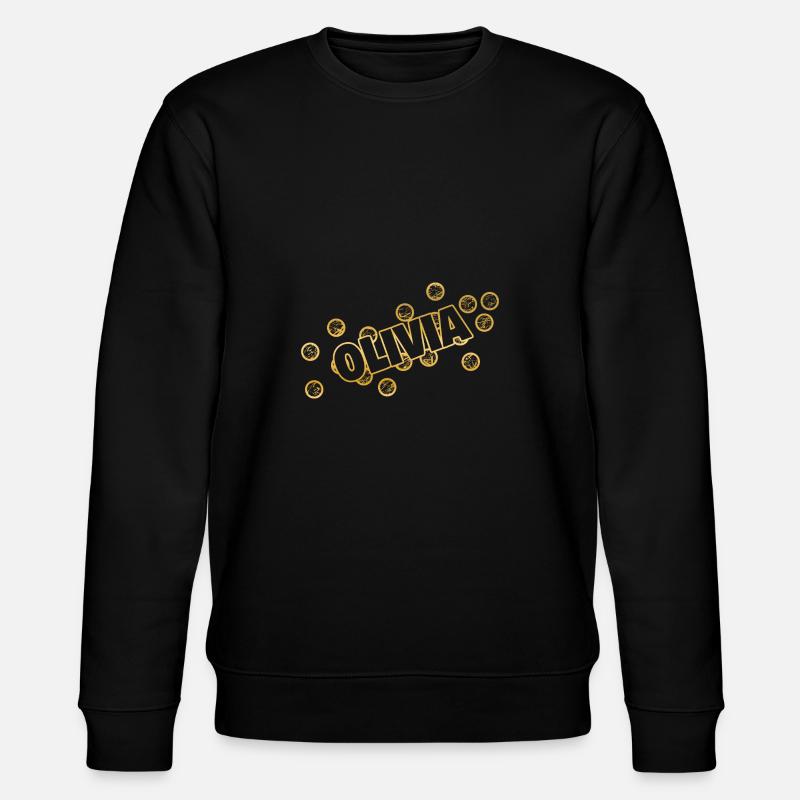 Vorname Olivia - Stanley/Stella Unisex Bio-Sweatshirt CHANGER  - Schwarz