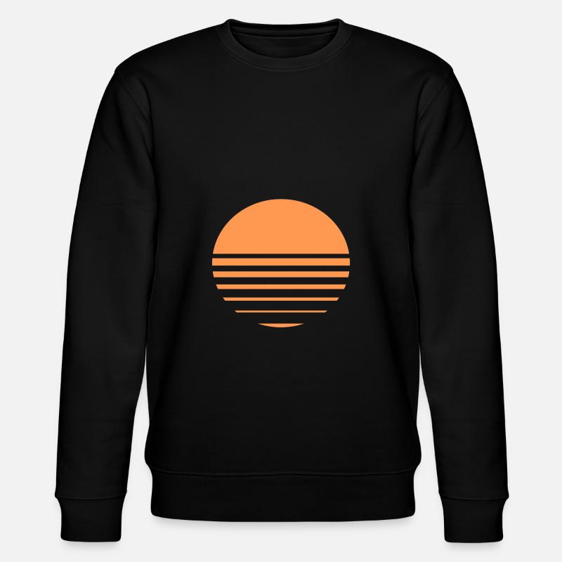 Aufgehende Sonne - Stanley/Stella Unisex Bio-Sweatshirt CHANGER  - Schwarz