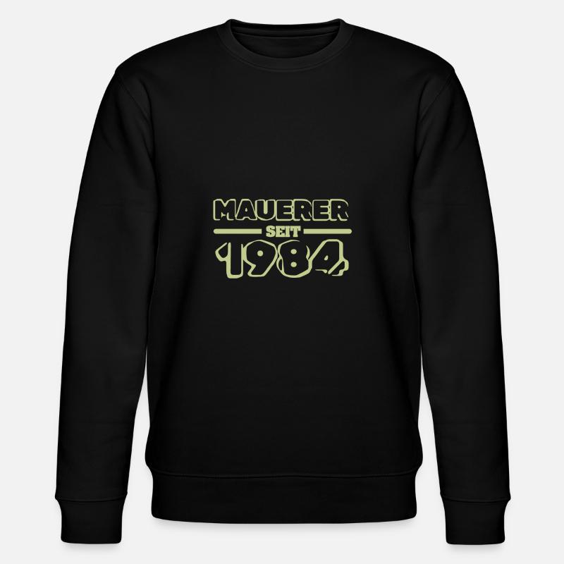1984 1984 - Stanley/Stella Unisex Bio-Sweatshirt CHANGER - Schwarz